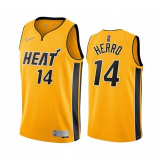 Men's Tyler Herro Miami Heat Basketball Jersey Gold