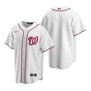 Men's Blank Washington Nationals Cool Base Jersey White Home White Home