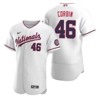 Men's Patrick Corbin Washington Nationals Flex Base Jersey Black Golden White Alternate