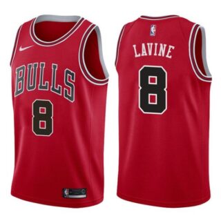 Men's Zach LaVine Chicago Bulls Basketball Jersey Red