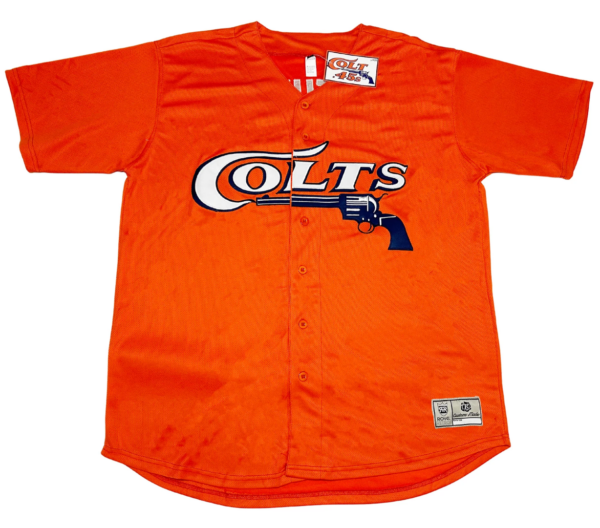 Custom Men's Houston Colt 45's Yellow Jersey