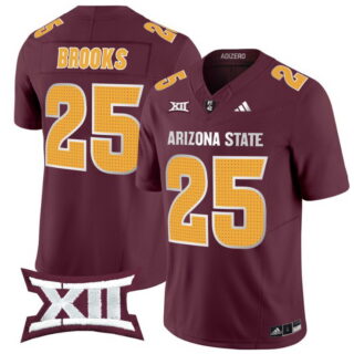 DeCarlos Brooks Jersey #25 Arizona State Sun Devils 2024 Vapor Limited Maroon
