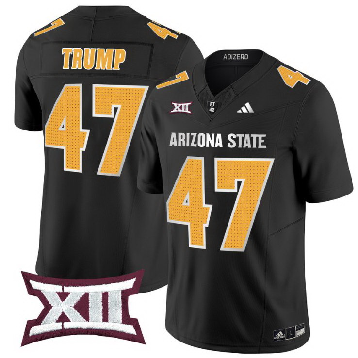 Donald Trump Jersey #47 Arizona State Sun Devils 2024 Vapor Limited Black