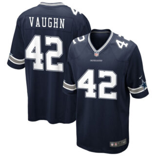 Men's Dallas Cowboys #42 Vaughn Navy Untouchable Limited Stitched Football Jersey