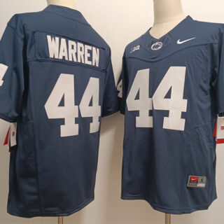 Men's Penn State Nittany Lions #44 Davis Warren Navy 2024 F.U.S.E. With Name Stitched Jersey