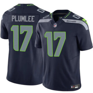 Men's Seattle Seahawks #17 John Rhys Navy 2024 F.U.S.E Vapor Limited Stitched Football Jersey