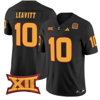 Sam Leavitt Jersey #10 Arizona State Sun Devils Vapor Limited College Football Black