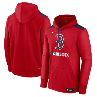 Men's Boston Red Sox Red Collection Performance Pullover Hoodie