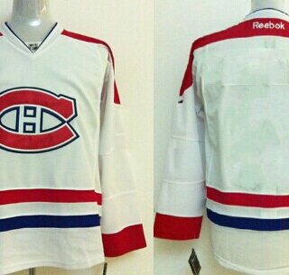 Youth Montreal Canadiens Blank White Jersey