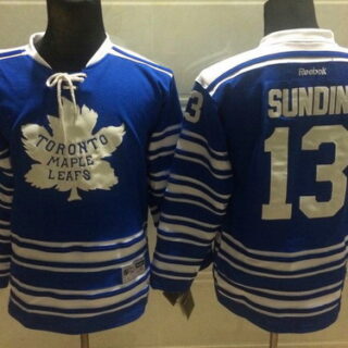 Youth Toronto Maple Leafs #13 Mats Sundin 2014 Winter Classic Blue Jersey