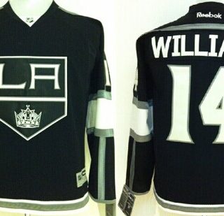 Youth Los Angeles Kings #14 Justin Williams Black Jersey