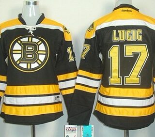 Women's Boston Bruins #17 Milan Lucic Black Jersey