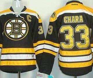 Women's Boston Bruins #33 Zdeno Chara Black Jersey