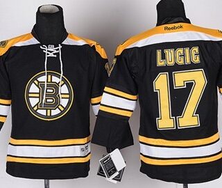 Youth Boston Bruins #17 Milan Lucic Black Jersey