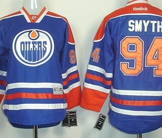 Youth Edmonton Oilers #94 Ryan Smyth Royal Blue Jersey