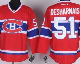 Youth Montreal Canadiens #51 David Desharnais Red Jersey