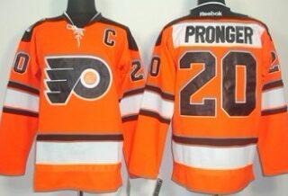 Youth Philadelphia Flyers #20 Chris Pronger 2012 Winter Classic Orange Jersey