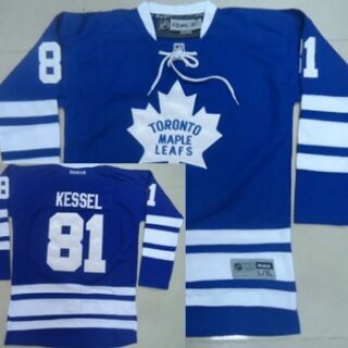 Youth Toronto Maple Leafs #81 Phil Kessel Blue Third Jersey