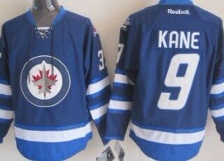 Youth Winnipeg Jets #9 Evander Kane Navy Blue Jersey