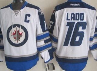 Youth Winnipeg Jets #16 Andrew Ladd White Jersey