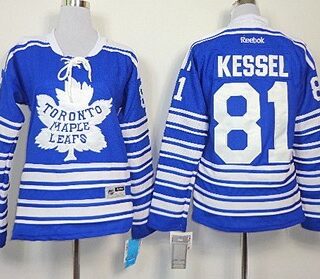 Women's Toronto Maple Leafs #81 Phil Kessel 2014 Winter Classic Blue s Jersey