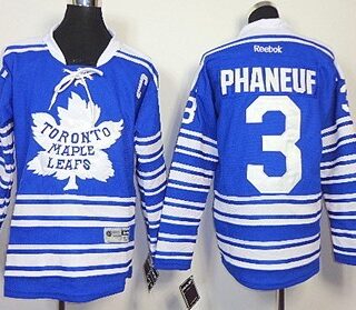 Youth Toronto Maple Leafs #3 Dion Phaneuf 2014 Winter Classic Blue Jersey