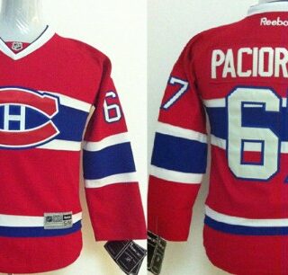 Youth Montreal Canadiens #67 Max Pacioretty Red Jersey