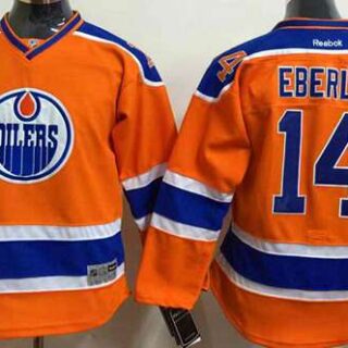 Youth Edmonton Oilers #14 Jordan Eberle 2015 Orange Jersey