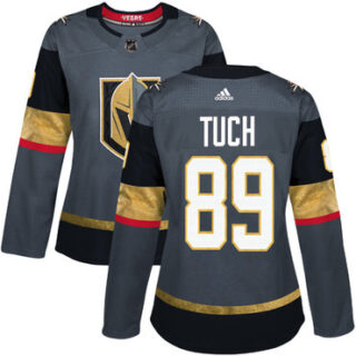 Women's Vegas Golden Knights #89 Alex Tuch Grey Home Authentic Stitched NHL Jersey