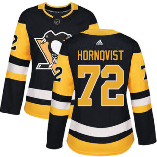 Women's Pittsburgh Penguins #72 Patric Hornqvist Black Home Authentic Stitched NHL Jersey