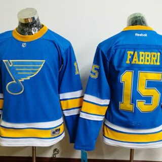 Women's St. Louis Blues #15 Robby Fabbri Light Blue 2017 Winter Classic Stitched NHL Jersey