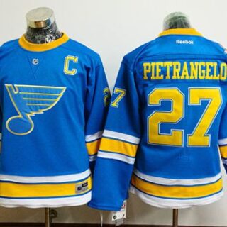 Women's St. Louis Blues #27 Alex Pietrangelo Light Blue 2017 Winter Classic Stitched NHL Jersey