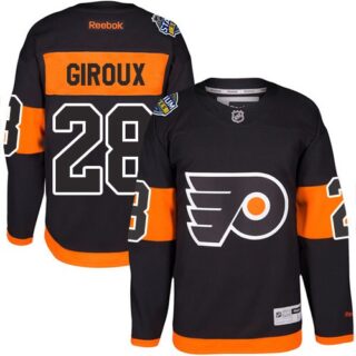 Youth Philadelphia Flyers #28 Claude Giroux Black 2017 Stadium Series Stitched NHL Jersey