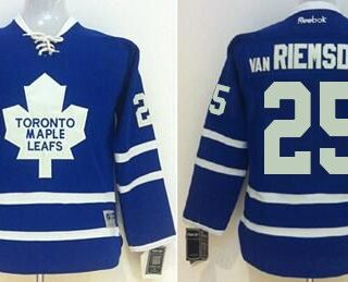 Youth Toronto Maple Leafs #25 James Van Riemsdyk Blue Home Stitched NHL Jersey