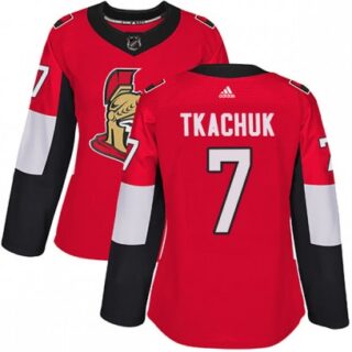 Women's Ottawa Senators #7 Brady Tkachuk Home Red Jersey