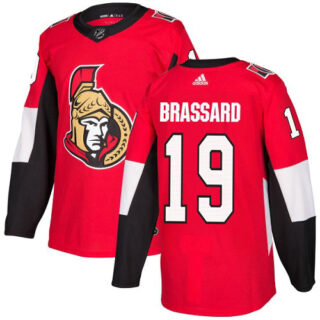 Youth Ottawa Senators #19 Derick Brassard Red Home Authentic Stitched NHL Jersey