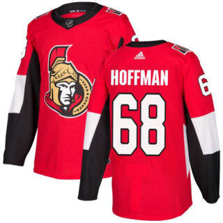 Youth Ottawa Senators #68 Mike Hoffman Red Home Authentic Stitched NHL Jersey