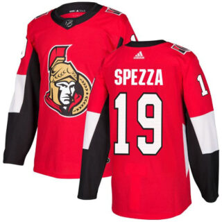 Youth Ottawa Senators #19 Jason Spezza Red Home Authentic Stitched NHL Jersey