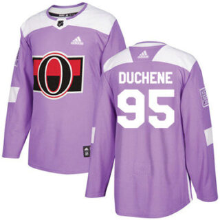 Youth Ottawa Senators #95 Matt Duchene Purple Authentic Fights Cancer Stitched NHL Jersey