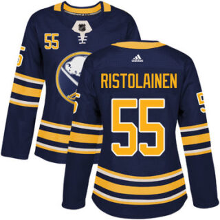 Women's Buffalo Sabres #55 Rasmus Ristolainen Navy Blue Home Authentic Stitched NHL Jersey