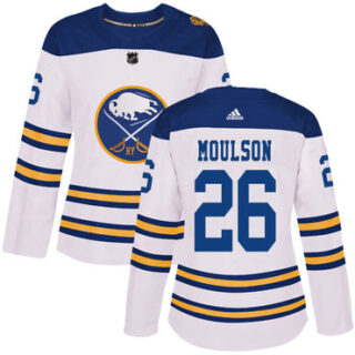 Women's Buffalo Sabres #26 Matt Moulson White Authentic 2018 Winter Classic Stitched NHL Jersey