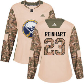 Women's Buffalo Sabres #23 Sam Reinhart Camo Authentic 2017 Veterans Day Stitched NHL Jersey
