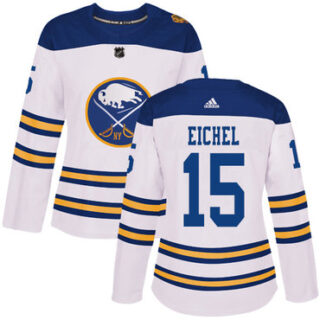 Women's Buffalo Sabres #15 Jack Eichel White Authentic 2018 Winter Classic Stitched NHL Jersey