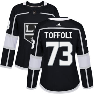 Women's Los Angeles Kings #73 Tyler Toffoli Black Home Authentic Stitched NHL Jersey