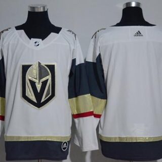 Women's Vegas Golden Knights Blank White Road Authentic Stitched NHL Jersey