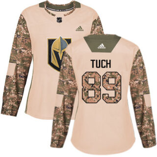 Women's Vegas Golden Knights #89 Alex Tuch Camo Authentic 2017 Veterans Day Stitched NHL Jersey