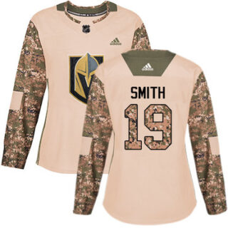 Women's Vegas Golden Knights #19 Reilly Smith Camo Authentic 2017 Veterans Day Stitched NHL Jersey