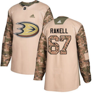 Youth Anaheim Ducks #67 Rickard Rakell Camo Authentic 2017 Veterans Day Stitched NHL Jersey