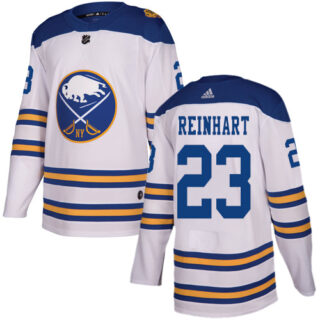 Youth Buffalo Sabres #23 Sam Reinhart White Authentic 2018 Winter Classic Stitched NHL Jersey