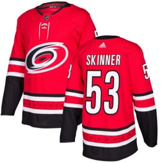 Youth Carolina Hurricanes #53 Jeff Skinner Red Home Authentic Stitched NHL Jersey
